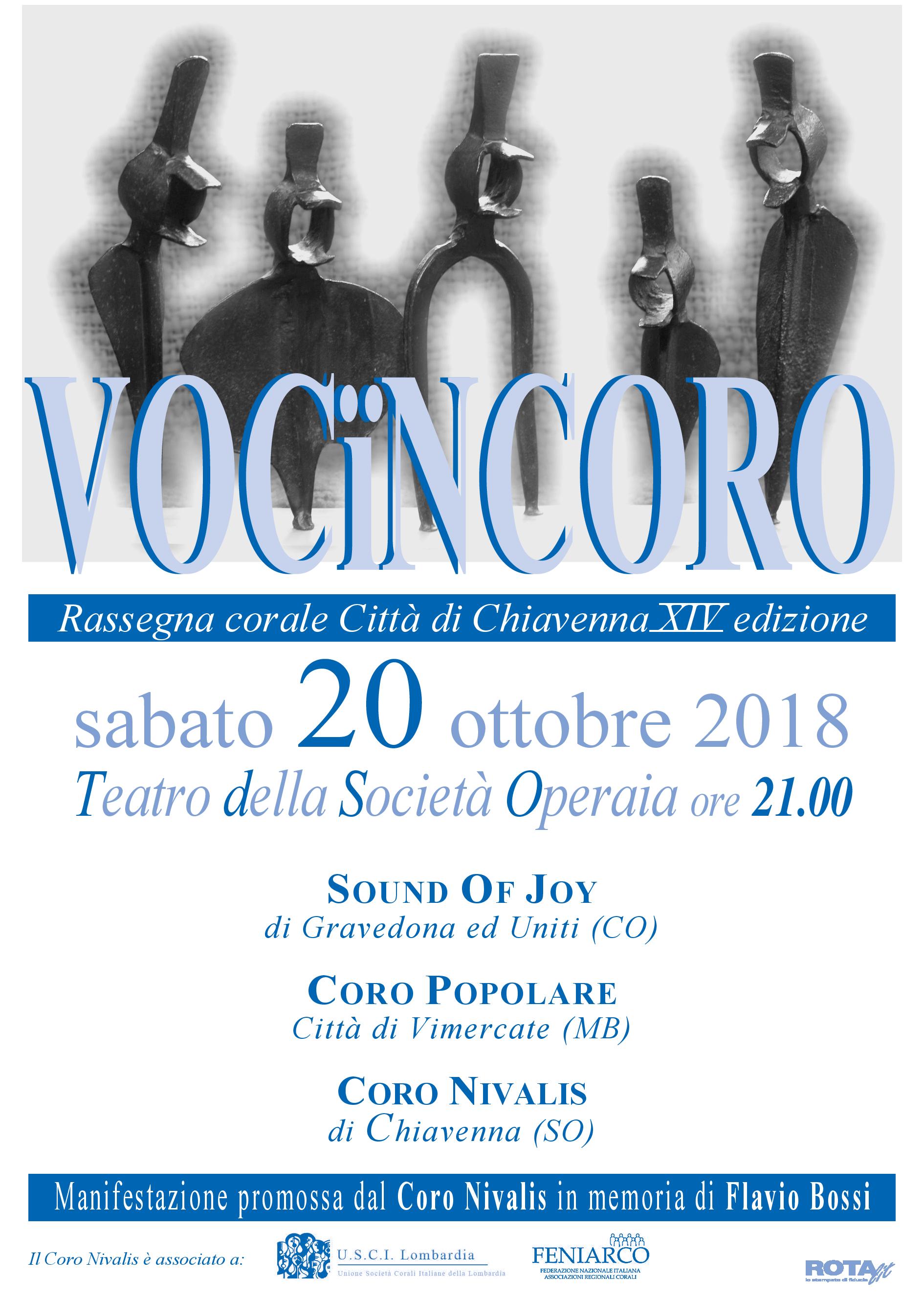 XIV RASSEGNA CORALE VOCiNCORO CITTA' DI CHIAVENNA